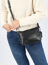 Cross Body Tas Romy Leder Le tanneur Zwart romy TROM1101-vue-porte