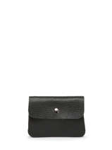 Portemonnee Caviar Leder Milano Zwart caviar CA23092