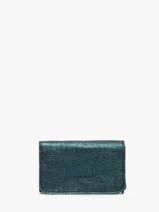 Portemonnee Etincelle Iris�e Leder Etrier Blauw etincelle irisee EETI650