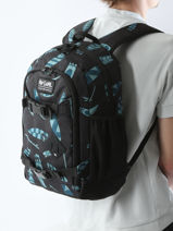 Rugzak 2 Compartimenten Rip curl Zwart bts 14QMBA-vue-porte