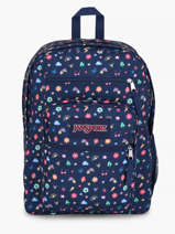 Rugzak 3 Compartimenten Met 15" Laptopvak Jansport Blauw backpack EA5BAH