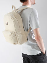 Rugzak 1 Compartiment Basilic pepper Beige delhi BDEH01-vue-porte