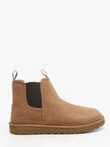 Boots Neumel Chelsea Uit Leder Ugg Beige men 1121644