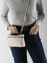 Cross Body Tas Grained Miniprix Beige grained DQ8689-vue-porte