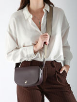 Longchamp Epure timeless Cross bodytas Geel-vue-porte