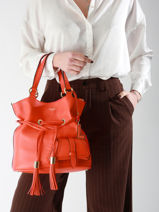 Bucket Bag M Premier Flirt Leder Lancel Oranje premier flirt A10110-vue-porte