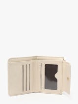 Portemonnee Met Kaarthouder Miniprix Beige grained 78COK865-vue-porte