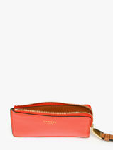 Kaarthouder Origami Leder Lancel Oranje origami A13422-vue-porte