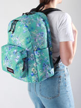 Rugzak 1 Compartiment Met 16" Laptopvak Eastpak Blauw authentic EK0A5BIK-vue-porte