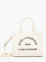 Cross Body Tas Rsg Katoen Karl lagerfeld Beige rsg A1W50118
