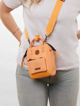 Cross Body Tas Nano Bag 1 Compartiment Cabaia Geel adventurer NANOBAG-vue-porte