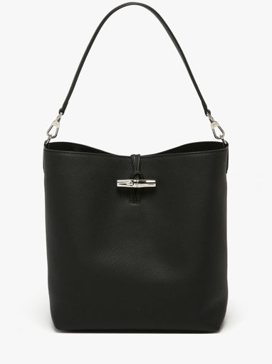 Longchamp Le roseau Schoudertas Zwart