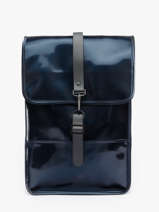 Backpack Mini - Rugzak 1 Compartiment Met 13" Laptopvak Rains Blauw city 13020
