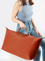 Longchamp Le pliage original Reistassen Oranje-vue-porte