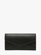 Portefeuille Enveloppe Leder Yves renard Zwart enveloppe 29286