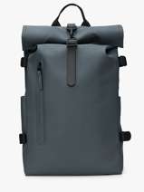 Rolltop Rucksack Large - Rugzak Rains Grijs city 14590