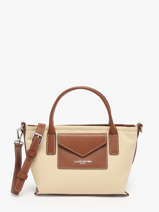Cross Body Tas Canvas Kba Lancaster Beige canvas kba 49
