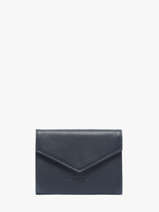 Portemonnee Foulonne Leder Lancaster Blauw foulonne pm 29