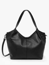 Schoudertas Caviar Leder Milano Zwart caviar CA25061