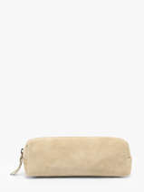 Etui Velvet Leder Milano Beige velvet VE22116