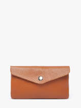 Portemonnee Caviar Leder Milano Bruin caviar CA23113
