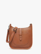 Cross Body Tas Caviar Leder Milano Bruin caviar CA25067
