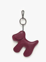 Tasjuweeltje Dog Leder Milano Rood caviar CA25064