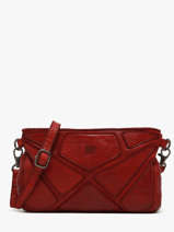 Schoudertas Heritage Leder Biba Rood heritage DON1L