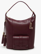 Schoudertas Premier Flirt Leder Lancel Violet premier flirt A13789