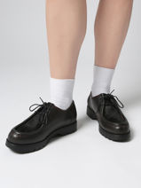Derby Veterschoenen Uit Leder Kleman Rood women PADRINI-vue-porte