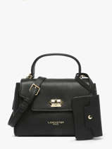 Cross Body Tas Mademoiselle Grace Leder Lancaster Zwart mademoiselle grace 101