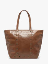 Schoudertas Le Cabas M In Gekreukeld Leder Vanessa bruno Bruin cabas cuir 82V40378