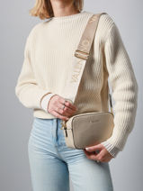 Cross Body Tas Fall Re Valentino Beige fall re VBS9EG15-vue-porte