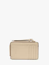 Kaarthouder Caviar Leder Crinkles Beige caviar 14318