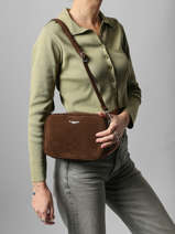Cross Body Tas Velvet Miniprix Bruin velvet F7511