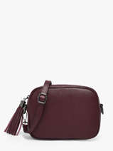 Cross Body Tas Caviar Leder Milano Rood caviar CA2006N