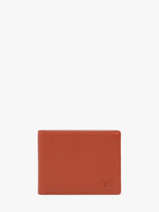 Portefeuille Bicolor Leder Yves renard Oranje bicolor 2408