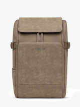 Bali Medium - Rugzak 1 Compartiment Met 16" Laptopvak Kapten and son Bruin bali M