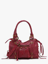 Handtas Spazzolato Leder Milano Rood spazzolato SP24093