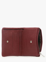 Portefeuille Rallye Leder Nathan baume Rood original n 476N-vue-porte