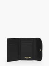 Portemonnee Sierra Leder Lancaster Zwart sierra pm 14-vue-porte