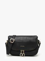 Cross Body Tas S Tradition Leder Etrier Zwart tradition ETRA059S