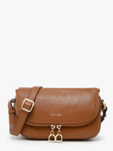 Cross Body Tas S Tradition Leder Etrier Beige tradition ETRA059S