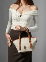 Cross Body Tas Camargue Leder Etrier Beige camargue ECAM168S-vue-porte
