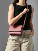 Cross Body Tas S Tradition Leder Etrier Roze tradition ETRA207S-vue-porte