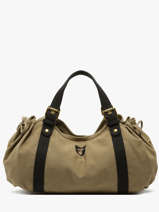 Schoudertas Canvas Katoen Gerard darel Groen canvas Z450