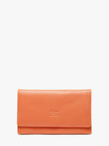 Portefeuille Caviar Leder Crinkles Oranje caviar 14001