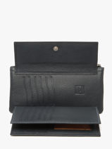 Portefeuille Caviar Leder Crinkles Blauw caviar 14104-vue-porte