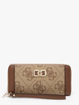 Portefeuille Karnilla Logo Guess Bruin karnilla logo OS901146