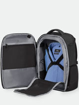 Business Rugzak 2 Compartimenten Met 15" Laptopvak Samsonite Zwart biz2go KI1005-vue-porte